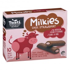 Tasti Milkies 牛奶巧克力香草/草莓口味 低脂蛋糕卷 200g 10支装